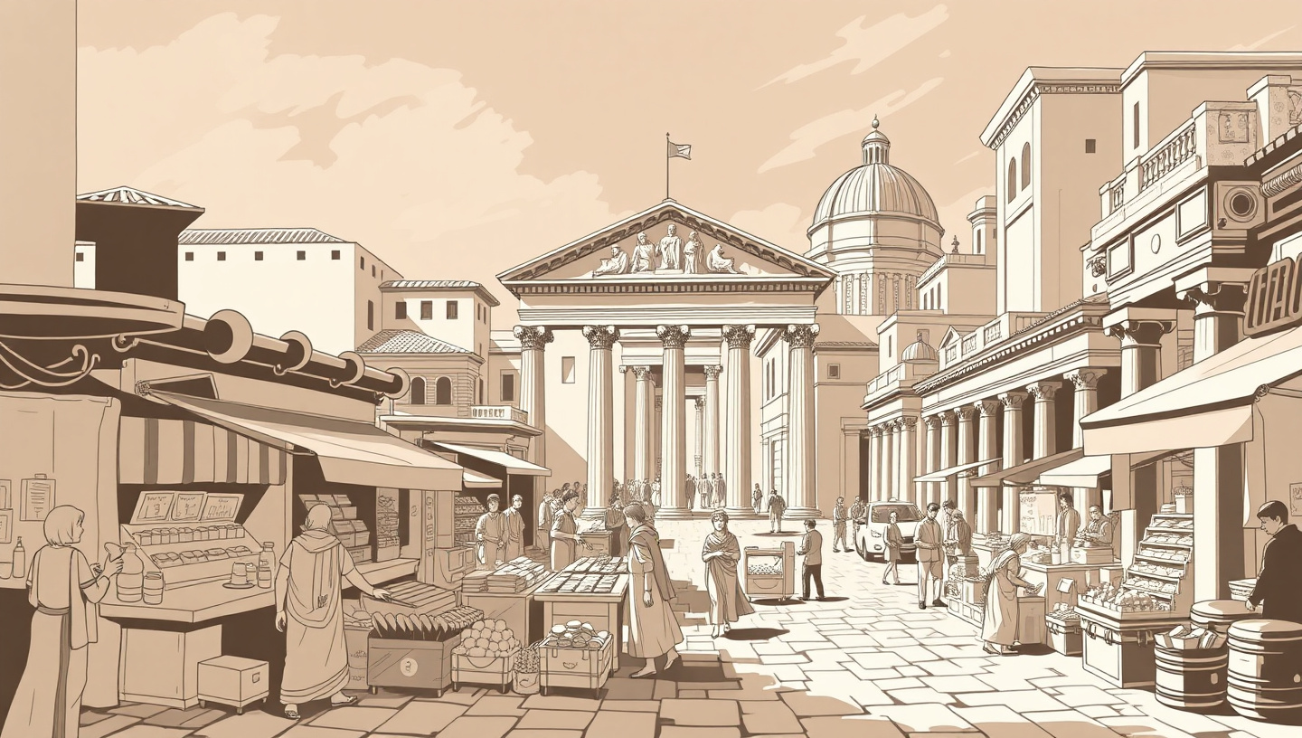 Древние торговые рынки