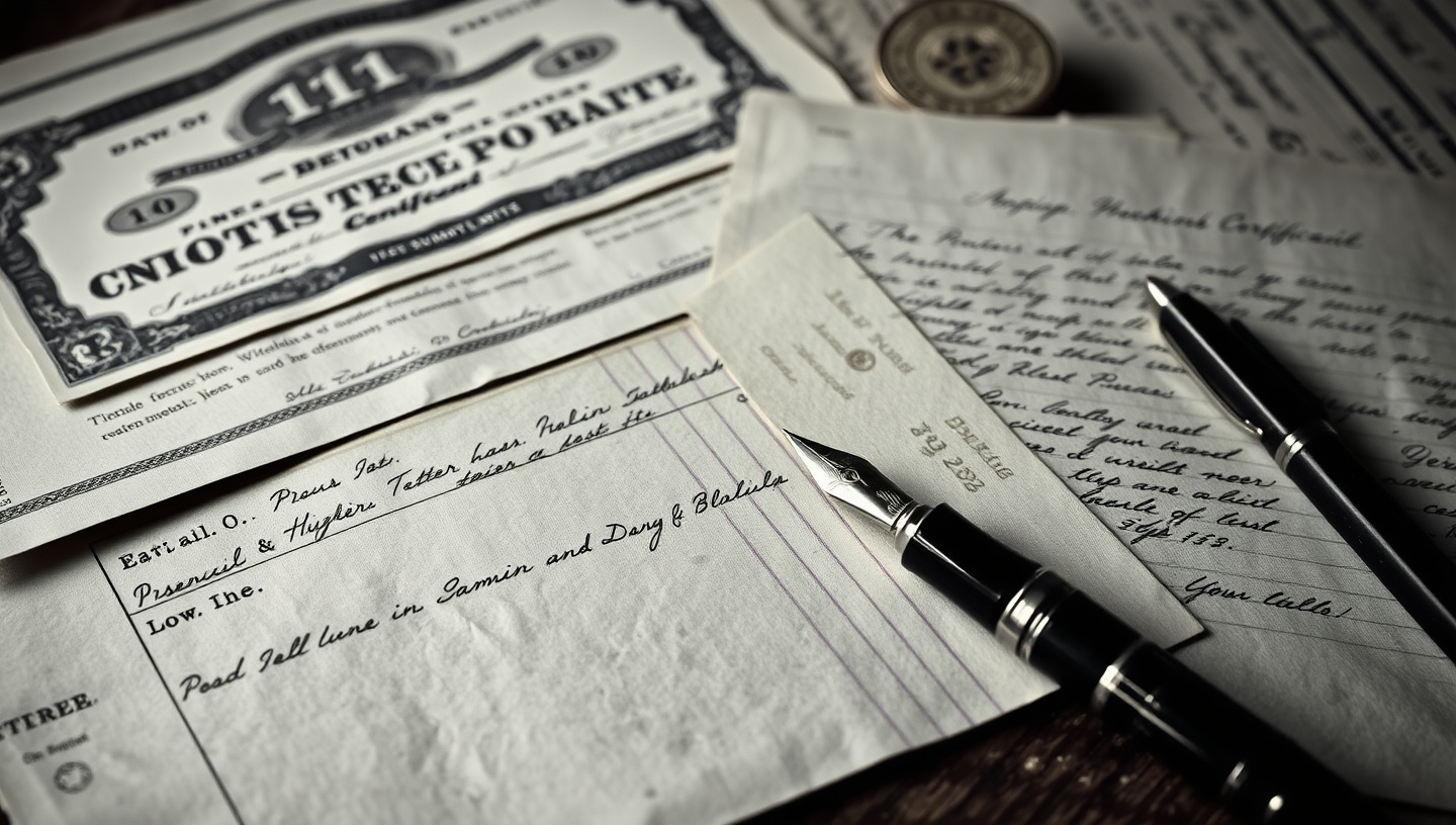 Исторические финансовые документы